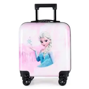 Frozen Elsa kofer za devojčice u svetlo roze boji