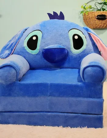 Dečija foteljica na rasklapanje Stitch plava boja
