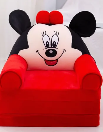 Dečija fotelja za devojčice Minnie Mouse u crvenoj boji