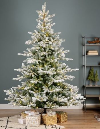 Novogodisnja vestacka snezna jelka sa 700 led lampica